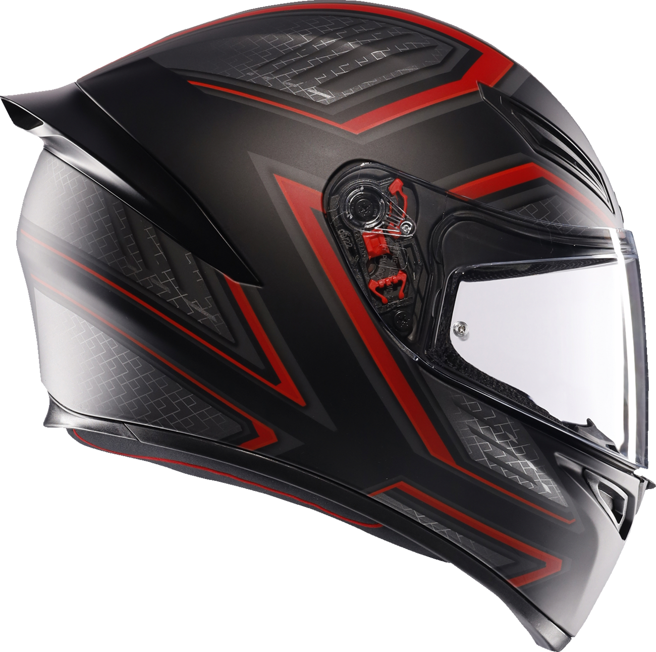 AGV K1 S Helmet - Sling - Matte Black/Red - Medium 2118394003-038-L