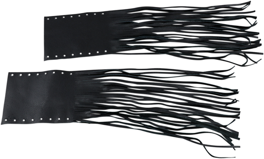 DRAG SPECIALTIES Grip Covers - Fringe - Rubber Grip DS243060