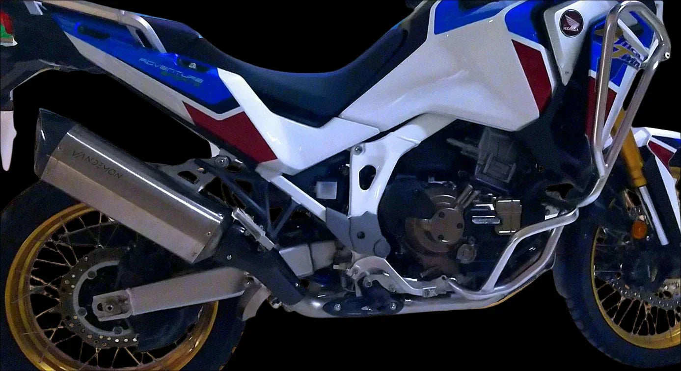 Vandemo Honda Africa Twin CRF1100L Adventure Titanium Exhaust System HONAFT1100TIEXHA