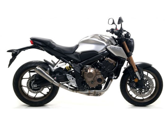 71217PR Arrow Pro-Race Slip-on Exhaust, Titanium for Honda CB650R/CBR650R 19-23