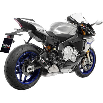 LEOVINCE LV Corsa Slip-On Muffler - Carbon Fiber YZF-R1 /M 2017-2023 15408CU