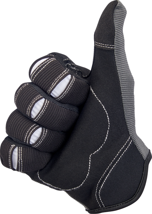 BILTWELL Moto Gloves - Gray/Black - 2XL 1501-1101-006