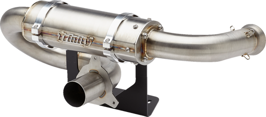 TRINITY RACING Center Exit Slip-On Muffler - Without Tip Maverick TR-4184S