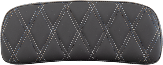 DRAG SPECIALTIES Chopped Tour-Pak Pad - Double Diamond - Black/Silver 0822-0433