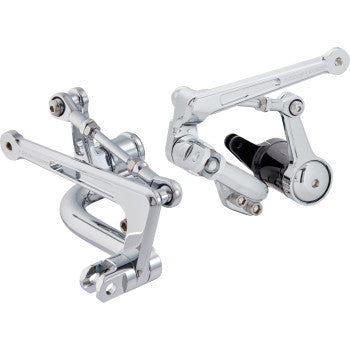 ARLEN NESS Mid Controls - Chrome - FLT/FLH Glide 2024 420-131