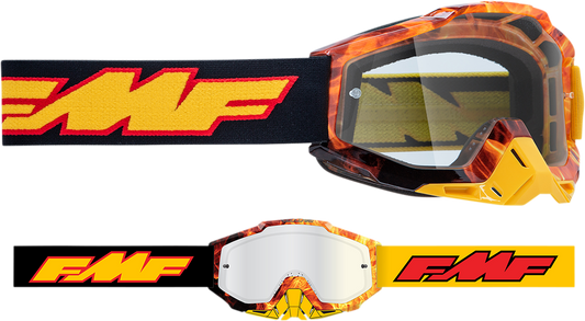 FMF Youth PowerBomb Goggles - Spark - Clear F-50047-00004 2601-2996