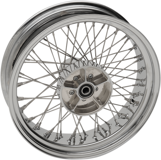 DRAG SPECIALTIES Rear Wheel - 60 Spoke - 18 x 5.5" - 14-19 Indian ACT CROSS LACED STD SPOKE 04856-INDR-K