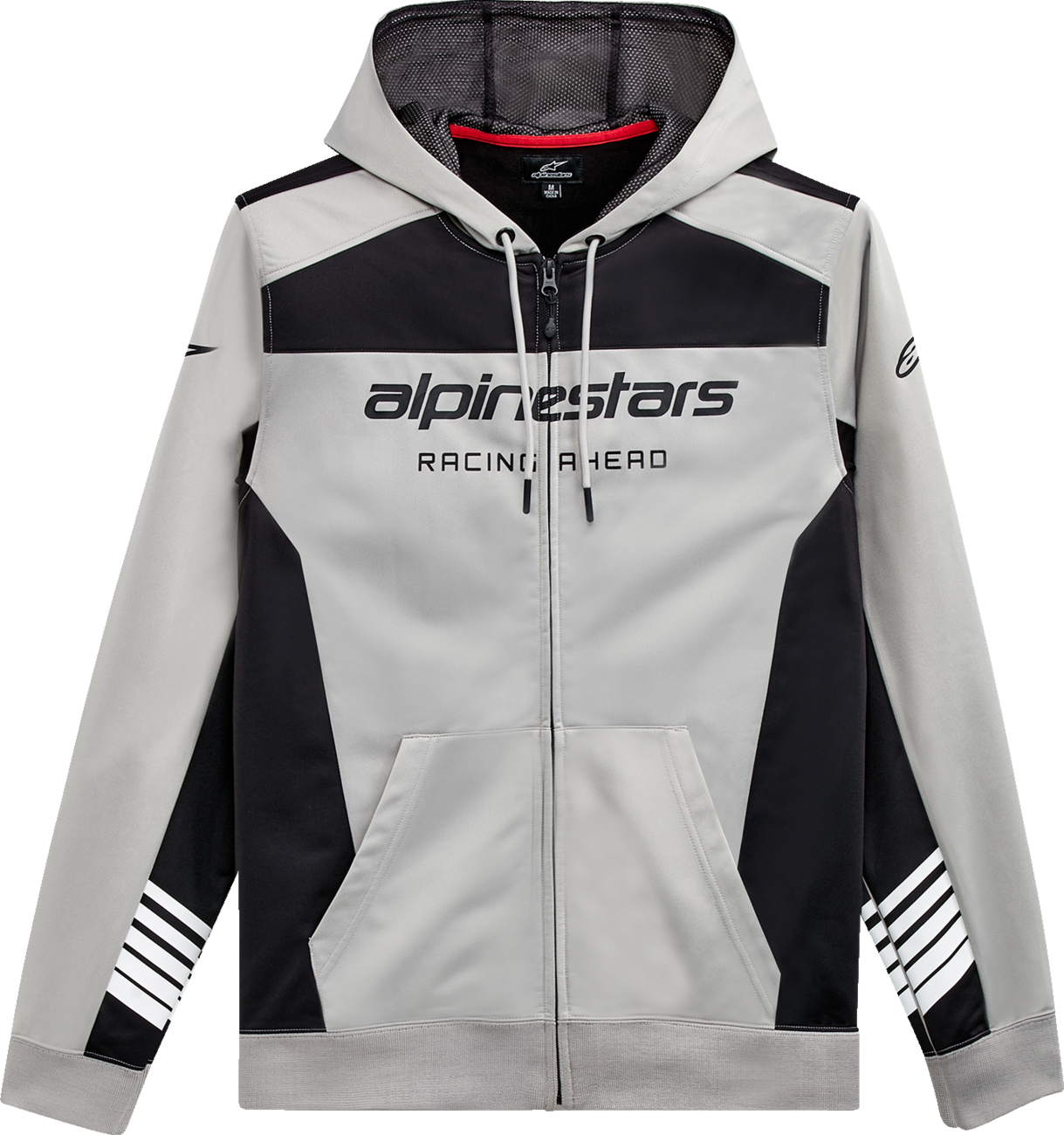 IN STOCK ALPINESTARS Linear Crew Fleece - Black/White - Medium 1212513241020M