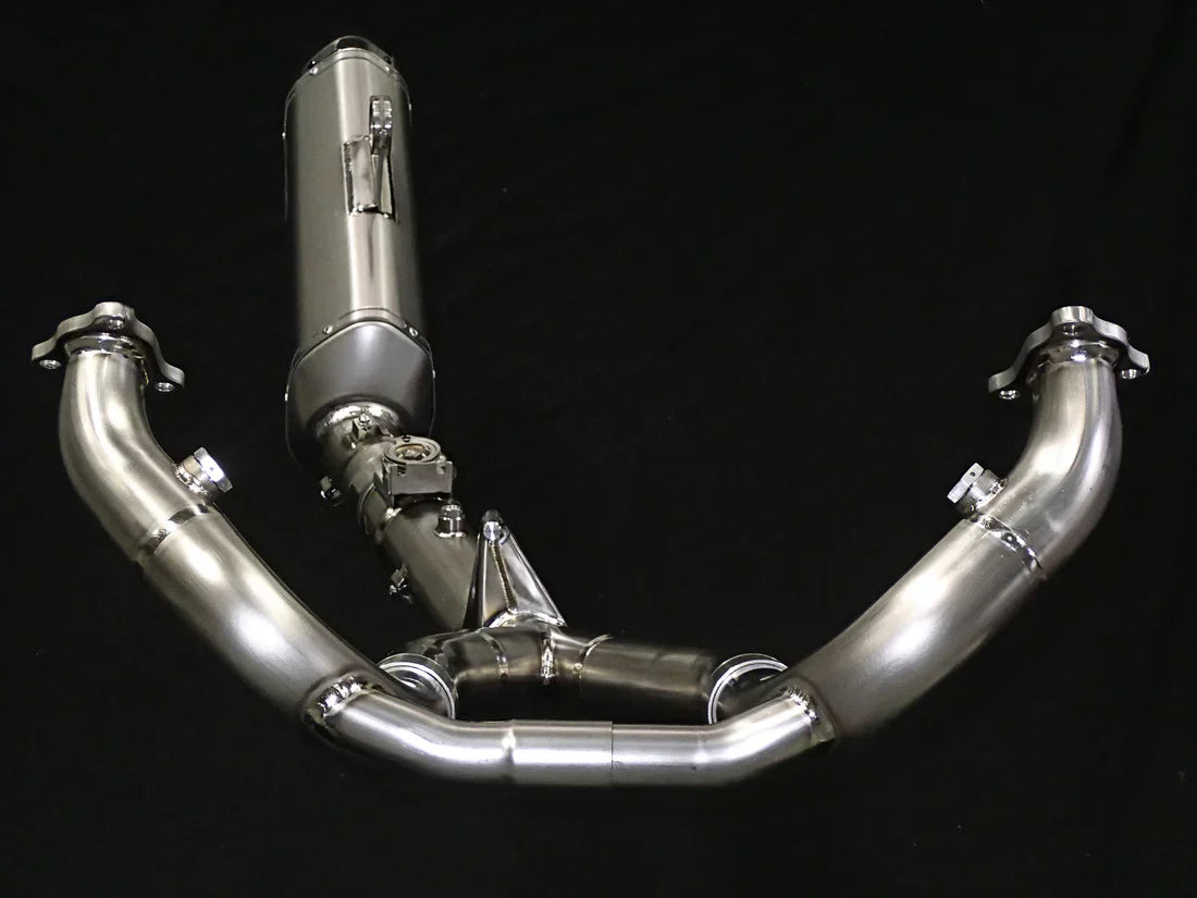 Vandemon BMW R1250GS and Adventure Titanium Exhaust System & OEM Valve Function BMWR1250GSTIEXHCFV
