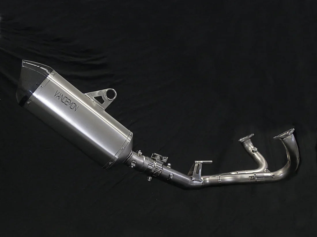 Vandemon BMW R1250GS and Adventure Titanium Exhaust System & OEM Valve Function BMWR1250GSTIEXHCFV