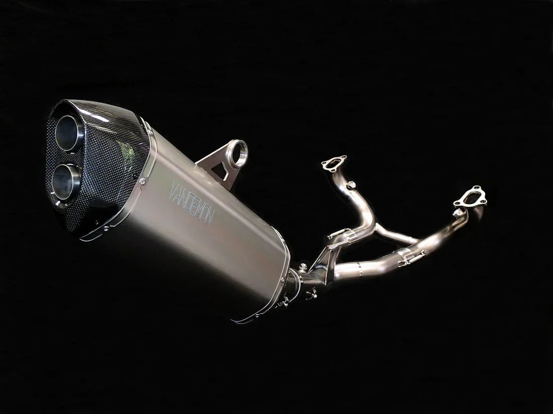 Vandemon BMW R1250GS Adventure Vandemon Titanium Exhaust System No Valve 2019-23 BMWR1250GSTIEXHCFB