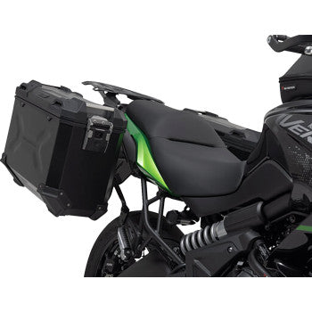SW-MOTECH TRAX ADV Aluminum Case System - Black - Kawasaki Versys 650 '14-'22 KFT.08.518.70000/B