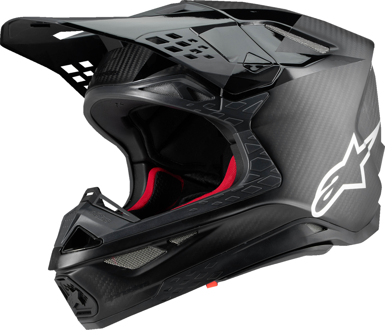 ALPINESTARS Supertech M10 Helmet - Fame - MIPS® - Black Carbon - Small 8300423-1902-S