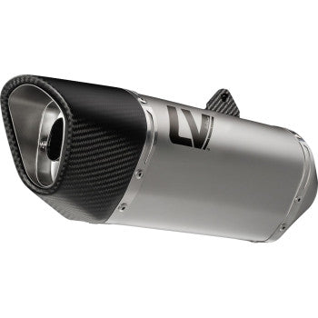 15608U LEOVINCE LV-14 R Exhaust System - 3-into-1 - Stainless Steel - Street Triple 765 R/RS 1810-3220