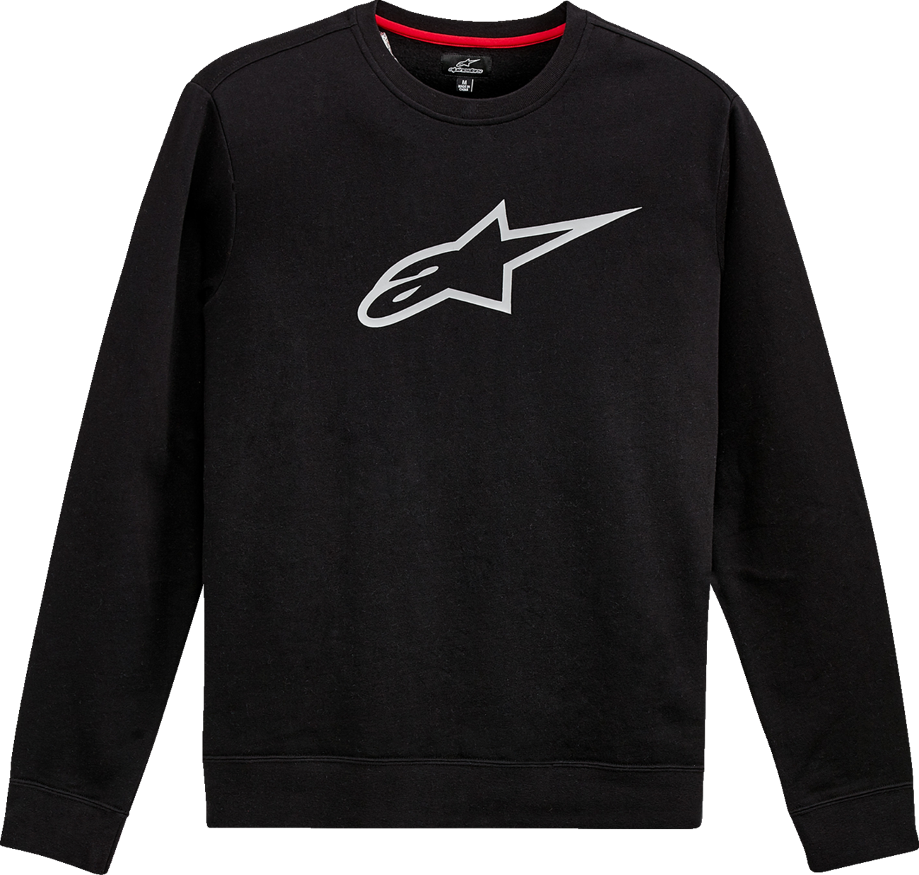 IN STOCK ALPINESTARS Ageless Crew Fleece - Black/Gray - XL 1212513221011XL