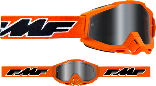 FMF Youth PowerBomb Goggles - Rocket - Orange - Silver Mirror F-50048-00003 2601-3000