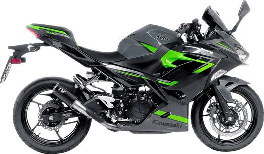 IN STOCK LEOVINCE LV Corsa Muffler - Black Edition KAWASAKI NINJA 400/500 2018 - 2025 15400BU 1811-4303