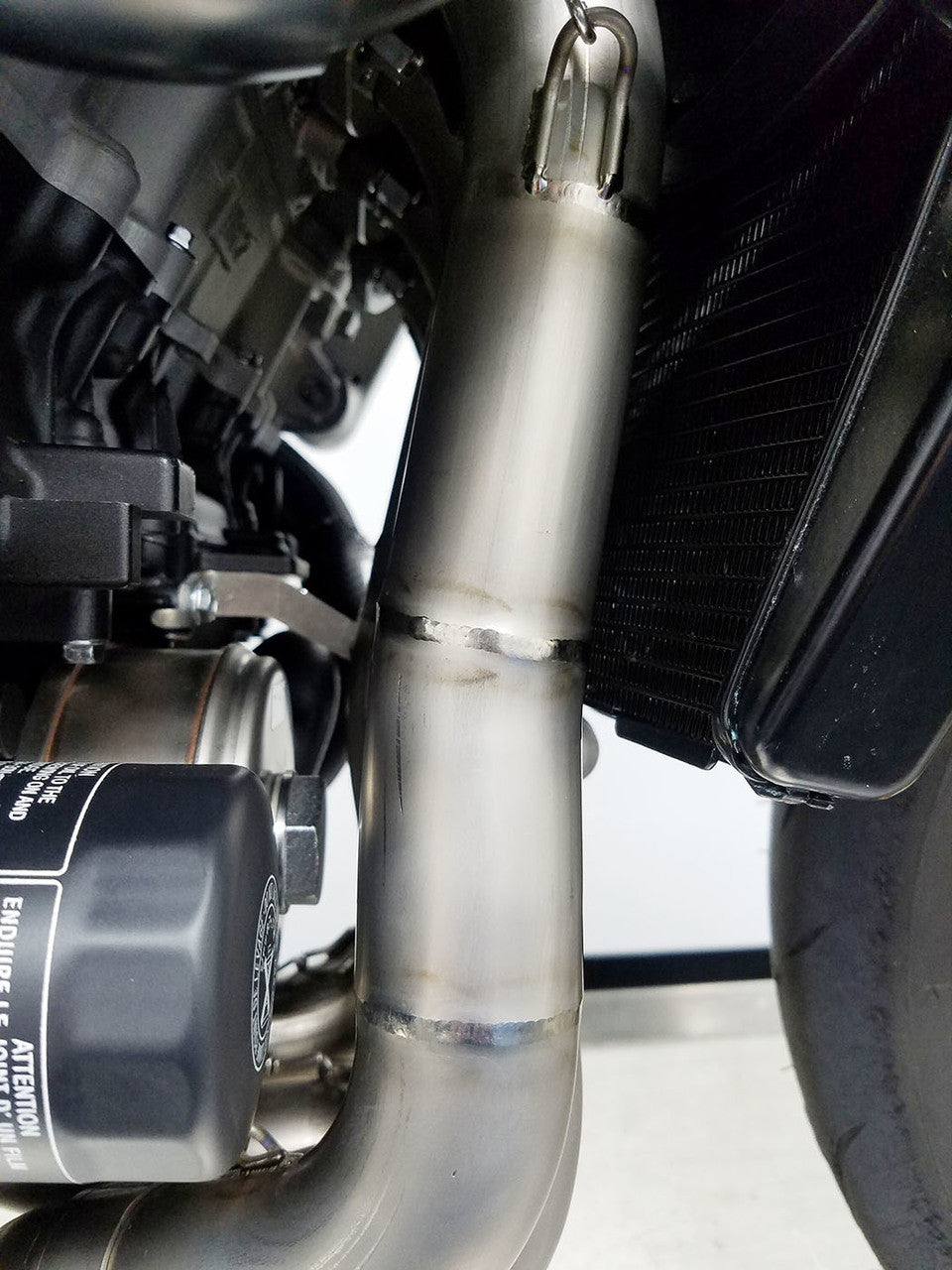 Graves motorsports full titanium exhaust system - carbon silencer 200mm CBR1000RR 17-24 EXH-17CB1-FTC