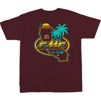 FMF Golden Stay T-Shirt - Maroon - Medium 303023863