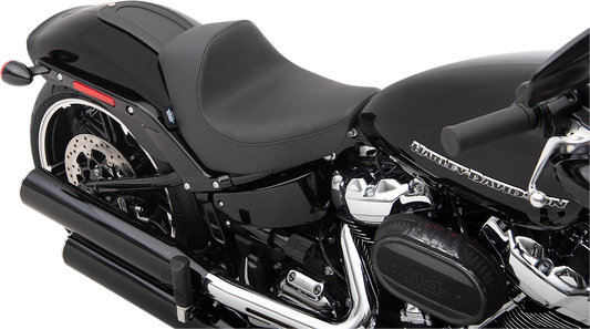 DRAG SPECIALTIES EZ-Solo Seat - Smooth - Vinyl - FXBR/S ACT EZ-ON MOUNT STYLE 0802-1270