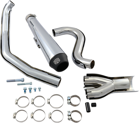 COBRA El Diablo Exhaust - Chrome - '88-'06 Softail 6485