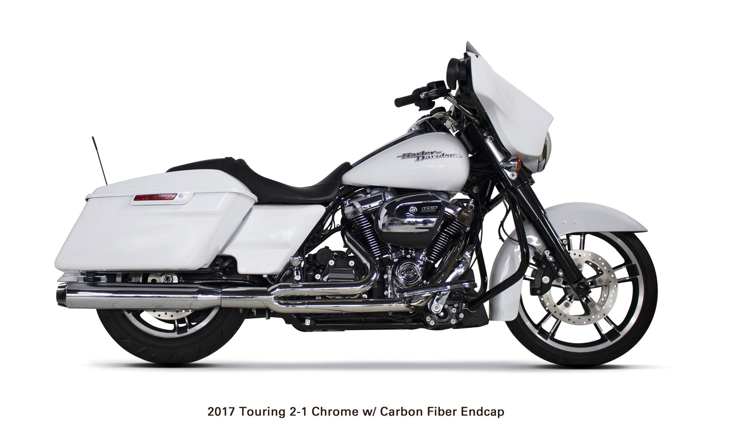 Two Brothers Harley Davidson Bagger / Touring Full Systems 2017-23 BLACK 005-4640199-B
