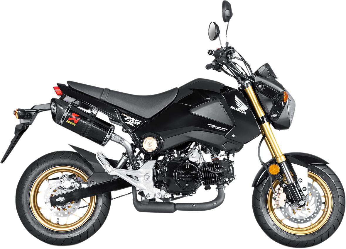 AKRAPOVIC Slip-On Line Muffler - Carbon Fiber Grom 125 MSX 2013-2015 S-H125SO1-HAPC 1811-2692