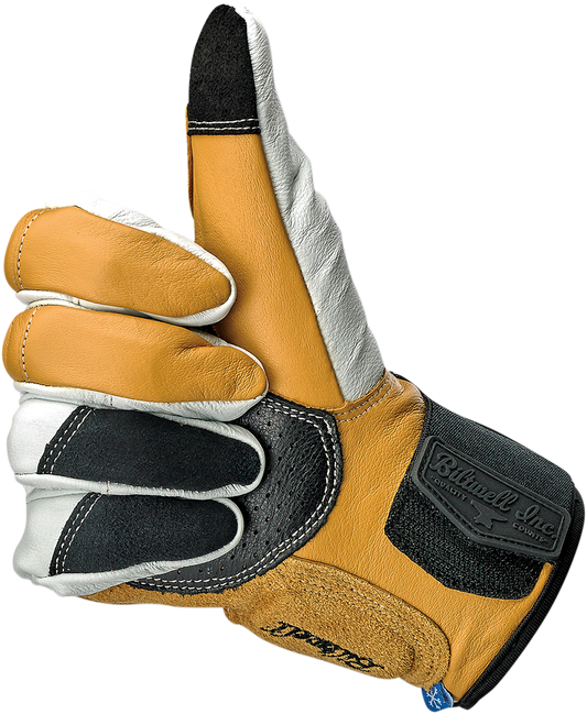 BILTWELL Belden Gloves - Cement - Large 1505-0409-304