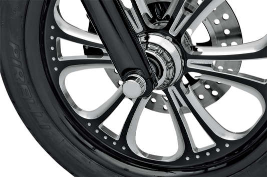DRAG SPECIALTIES Axle Caps - Chrome - Front 16-0217-BC114