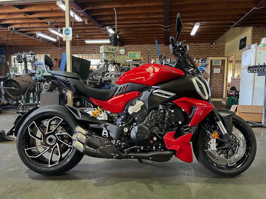 Vandemon Ducati Diavel V4 Stealth Bimodal Quattro Titanium Exhaust System 2023-2024 DUCDVLV4TIEXHWV VA-32