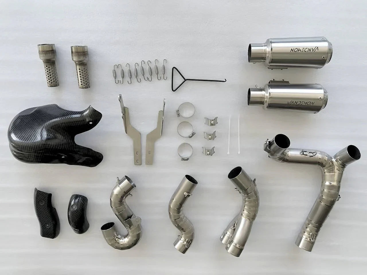 Vandemon Ducati Panigale & Streetfighter V4 Titanium High Mount 3/4 Slip-On 2023-2024 DUCV4SFTIMUFHMB VA-35