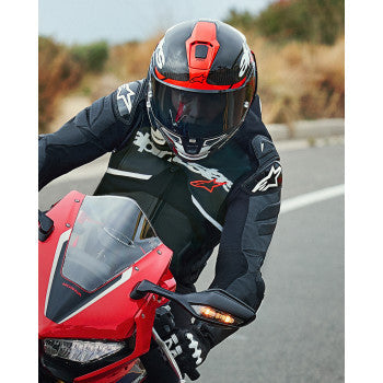 ALPINESTARS Supertech R10 Helmet - Element - Carbon/Red/White - Small 8200324-1363-S
