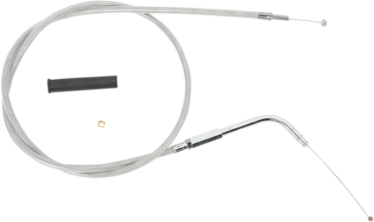DRAG SPECIALTIES Idle Cable - 30" - Braided 5341400B