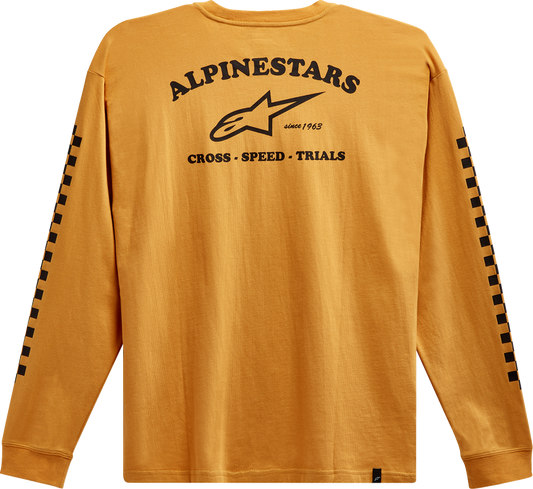 ALPINESTARS Sunday Long-Sleeve T-Shirt - Gold - XL 12137184059XL