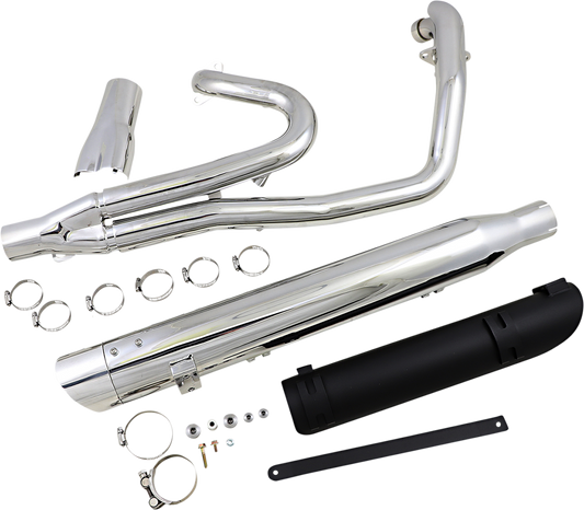 BASSANI XHAUST Road Rage 2:1 Exhaust - Chrome - Challenger 8H18S