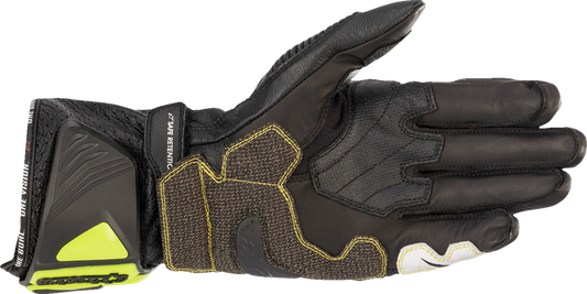 ALPINESTARS GP Tech V2 S Gloves - Black/Fluo Yellow/White/Fluo Red - Medium 3556422-1503-M