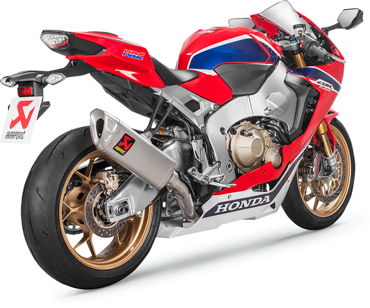 IN STOCK AKRAPOVIC Race Exhaust - Stainless Steel/Titanium CBR1000RR 2017-2025 S-H10R8-APLT 1810-2524