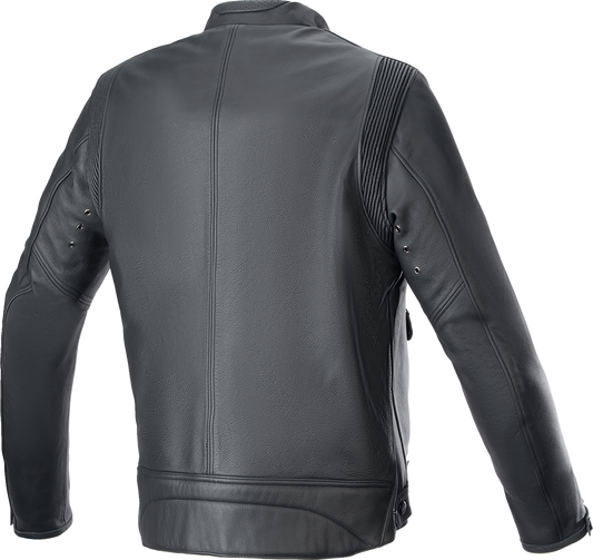 ALPINESTARS Dyno Leather Jacket - Black/Ruby Red/Ecru - Large 3103924-1316-L