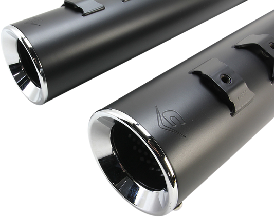 COBRA Power Flo Mufflers for FL 2017-2020 - Black 6214RB