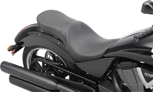 DRAG SPECIALTIES Low Profile Seat - Driver's Backrest - Smooth - Vegas N/F 14-16 GUNNER 0810-1605