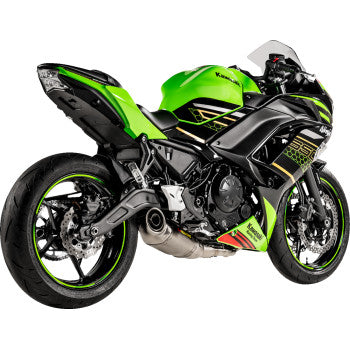 AKRAPOVIC Racing Line Exhaust System - Titanium Ninja 650 / Z 650 2021-2025 S-K6R13-AFCRT/1
