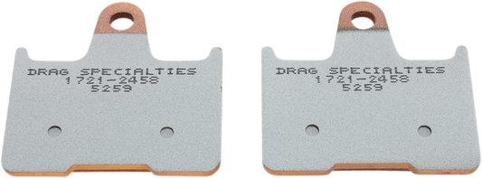 DRAG SPECIALTIES Sintered Brake Pads - Sportster FIT 14-21 XL MODELS HDP537