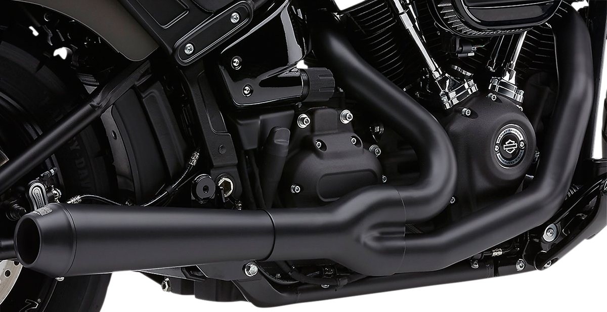 COBRA El Diablo Exhaust - Black Softail Fat Boy / Breakout 114 2018-2020 6475B