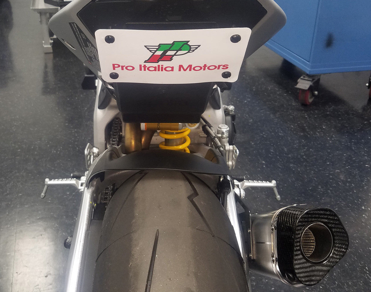 Graves motorsports cat eliminator exhaust titanium RSV4 RF / RR 2016 EXA-16RSV4-CETT