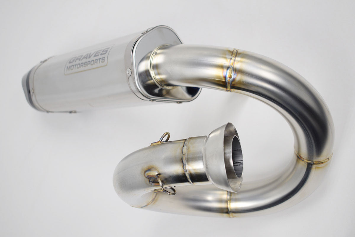 Graves slip-on exhaust can-am Maverick x3 turbo 2017 – 2020 EXC-18MX3-CBSS