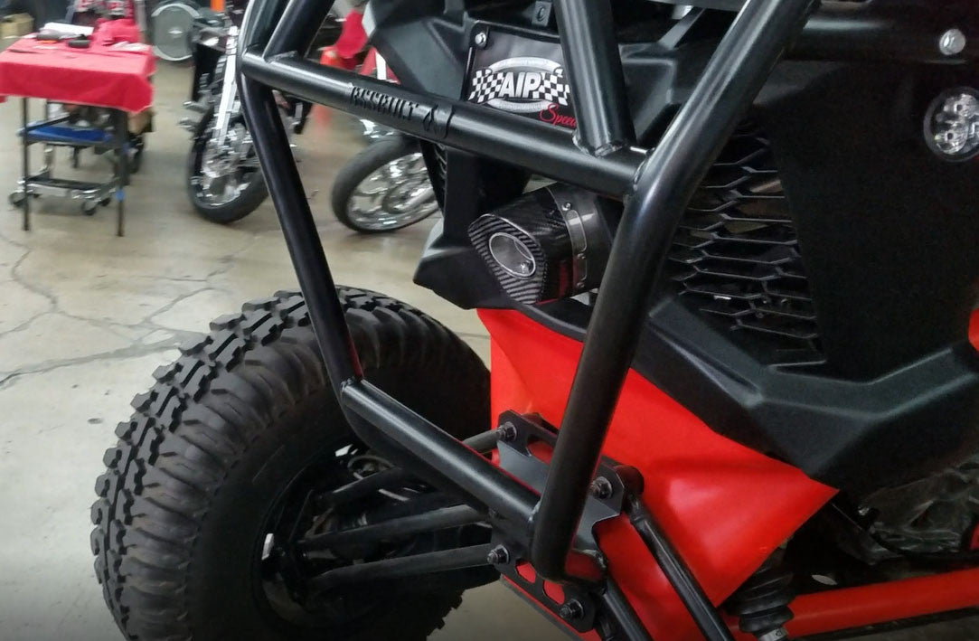Graves slip-on exhaust can-am Maverick x3 turbo 2017 – 2020 EXC-18MX3-CBSS