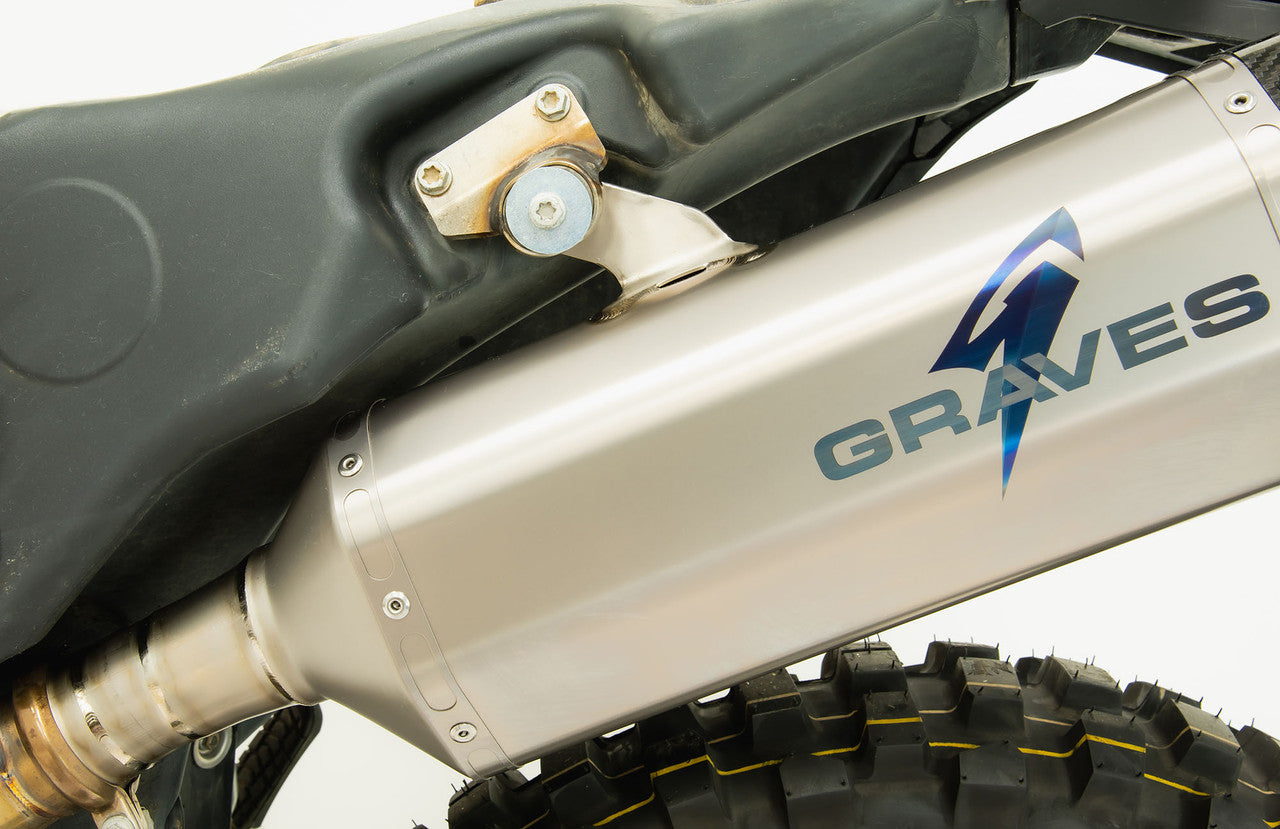 Graves Titanium Exhaust Slip-On Ktm 690 Enduro R 2019-2023 /Gas Gas E SM S 700 2023-2024 Exk-19690-Sot