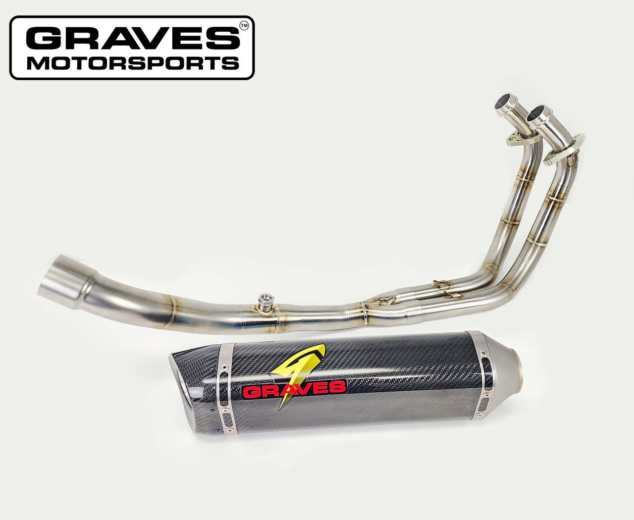 Graves motorsports Ninja 400 + Ninja 500 WORKS2 Full Exhaust System EXK-18EX4-FSCW2
