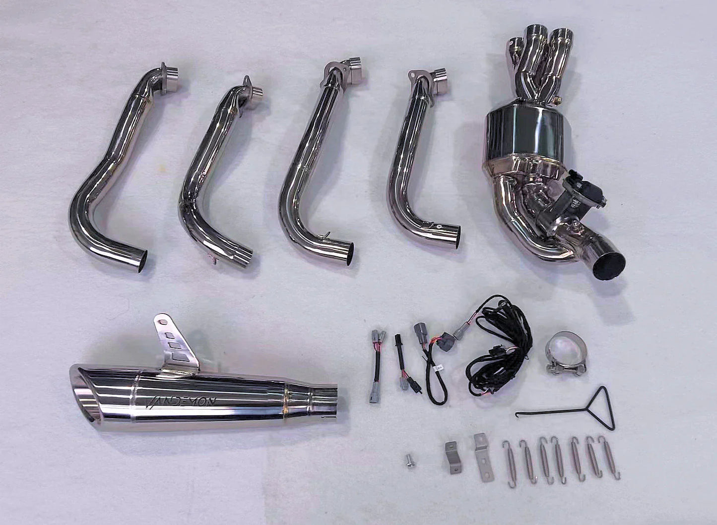 Vandemon H2 H2R Bimodal Stealth Titanium Exhaust System H2 H2R 2015-2024 KAWAH2TICSPOLEXHWVR