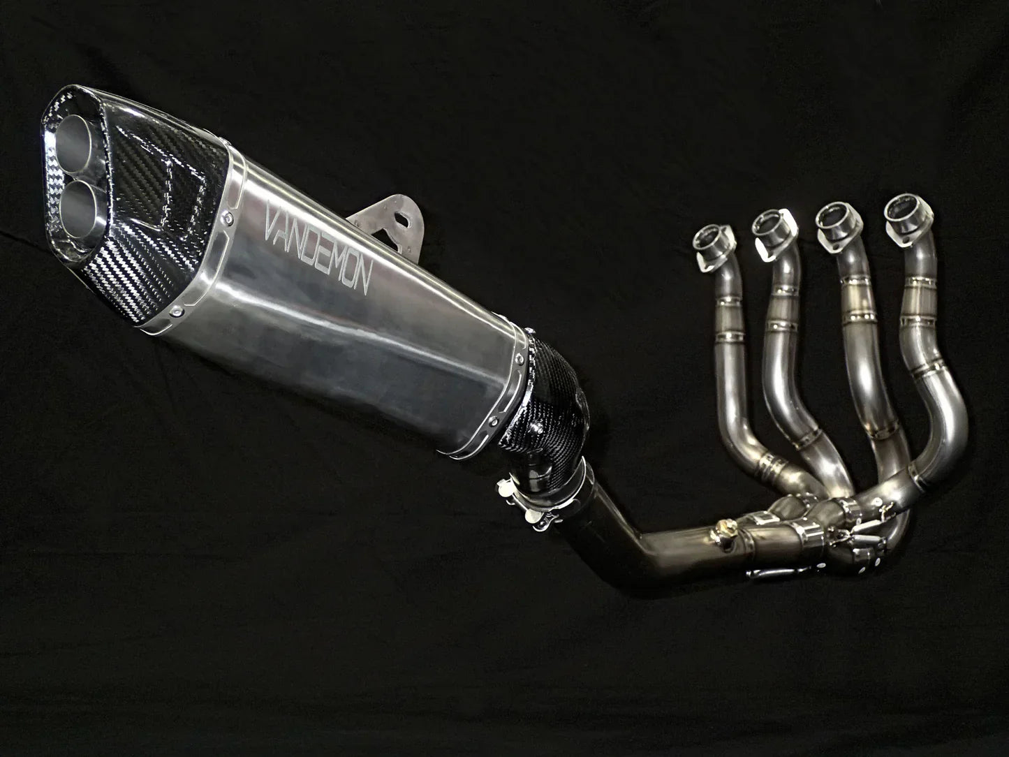 Vandemon Titanium Exhaust System Kawasaki H2 SE SX 2018-23 KAWAH2SESXTIEXHSYSB